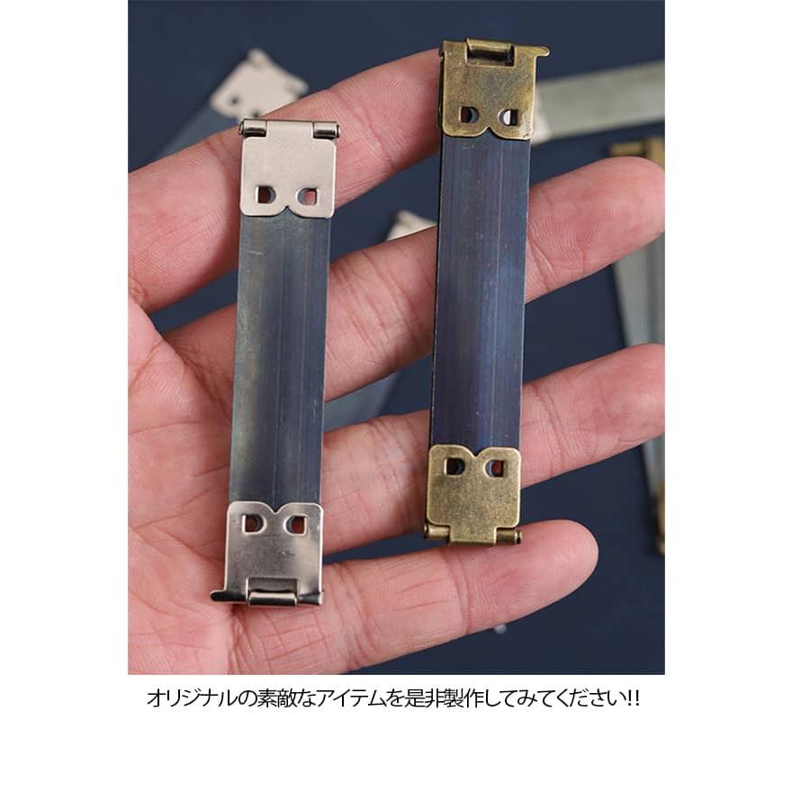 ばね口金具 16本セット 幅1.5cm 8cm 8.5cm 10cm 12cm バネ口金 バネポーチ がま口 バネ口金具 ばね口金 バネ口 ばね口 ぱ |  | 08