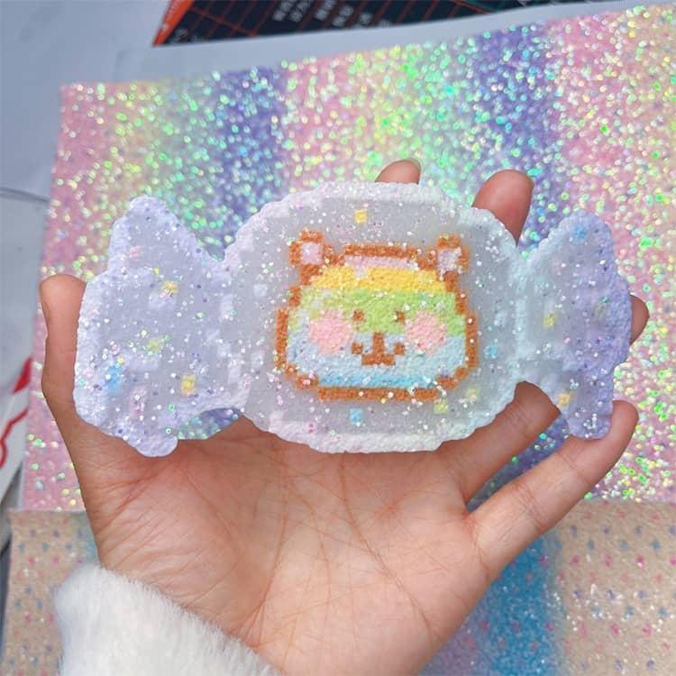 3枚入 アイロンビーズ用 アイロンペーパー キラキラ 虹色 アイロンペーパー 誰でも簡単 ホットビーズ ナノビーズ 趣味 DIY 飾り物 手作り素材 |  | 15