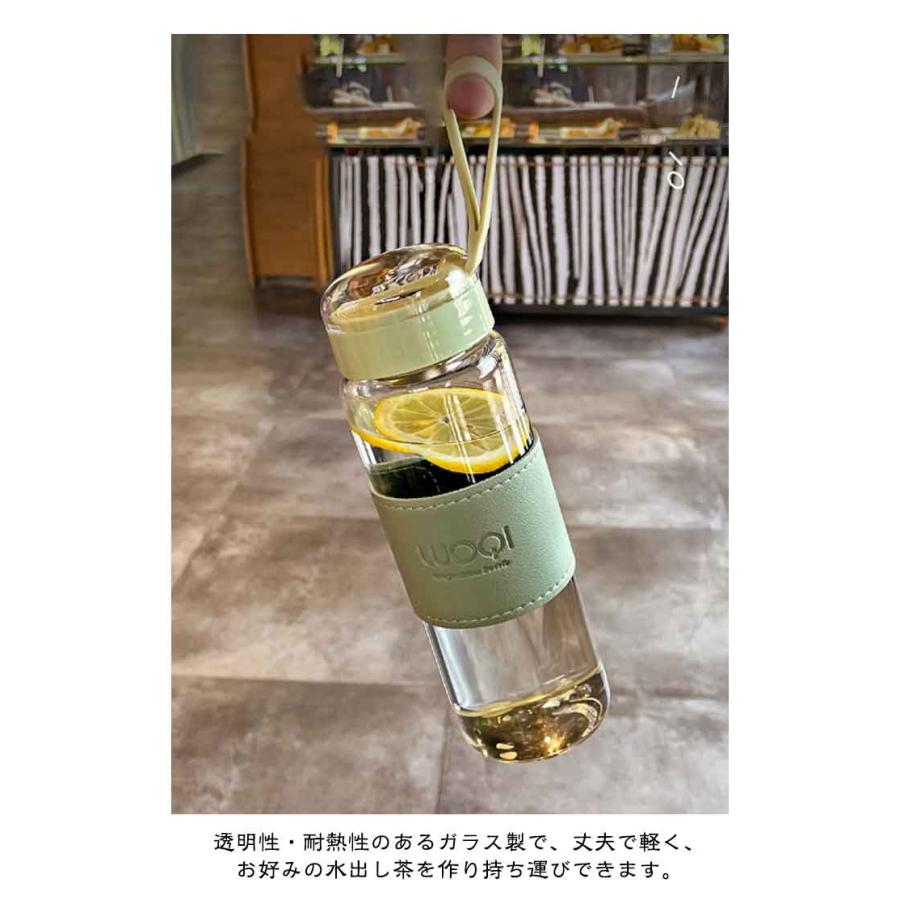 水筒 ウォーターボトル 340ml 480ml 断熱カバー付き フィルター付き 大容量 漏れ防止 ボトル マイボトル クリアボトル コンパクトボトル |  | 14