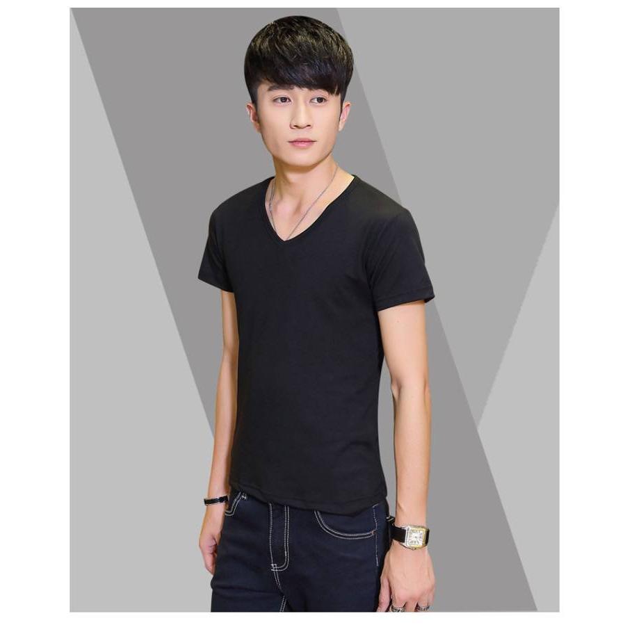 【5枚セット】tシャツ 半袖 インナー メンズ Vネック Uネック インナーシャツ 下着 クルーネック 丸首 大きいサイズ 男性用 アンダーシャツ 肌 |  | 14