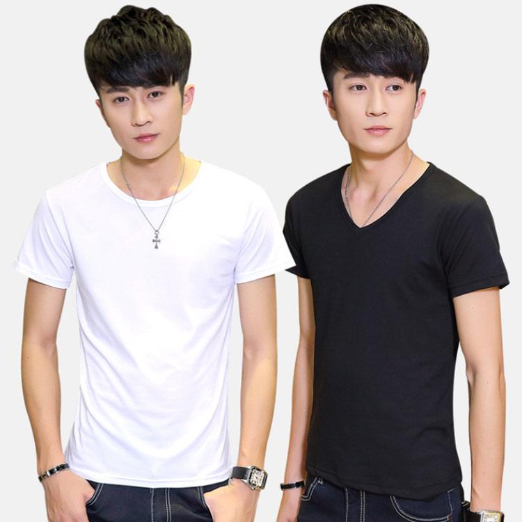 【5枚セット】tシャツ 半袖 インナー メンズ Vネック Uネック インナーシャツ 下着 クルーネック 丸首 大きいサイズ 男性用 アンダーシャツ 肌 |  | 01