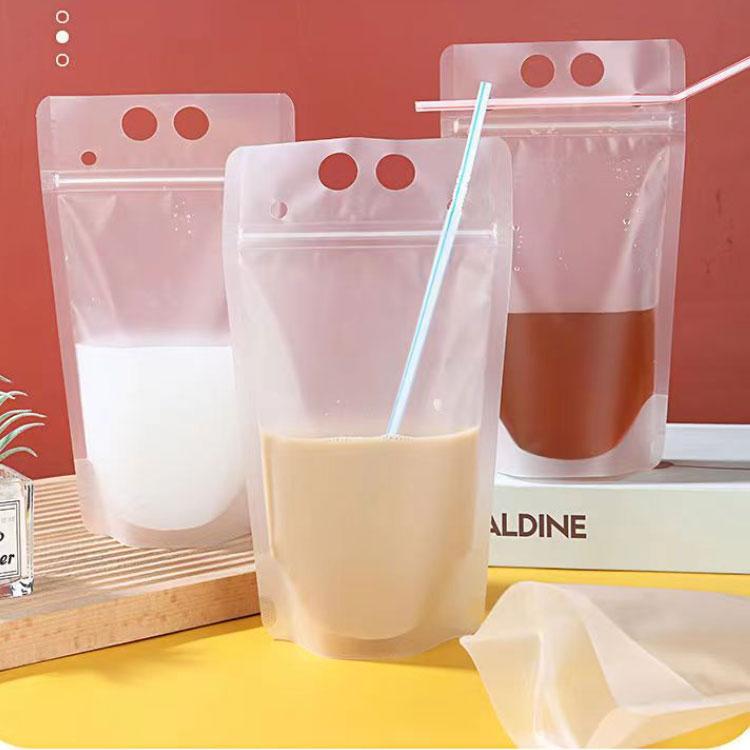 750ml ドリンクパウチ スパウトパウチ 350ml 500ml 100個入り タピオカ ドリンクパック スムージー バナナジュース 茶 テイクアウ |  | 03