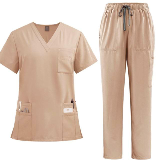 スクラブ 白衣 半袖 スクラブ ズボン 医療 白衣 パンツ ナース服 医療用 白衣 かわいい レディース 看護師 ナース 介護士 総ゴムパンツ スクラ |  | 02