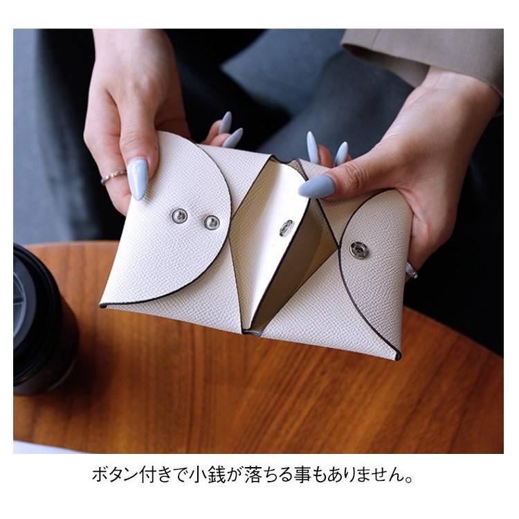 カードケース 本革 二つ折り 小銭入れ ミニ財布 レディース かわいい コインケース 革 レザー フラグメントケース クレジットカード ポイントカード |  | 11