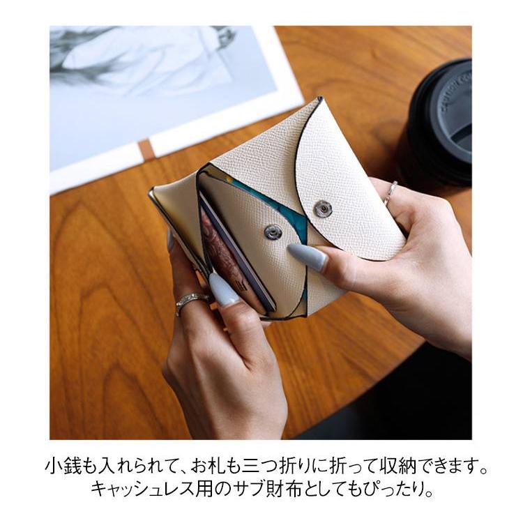 カードケース 本革 二つ折り 小銭入れ ミニ財布 レディース かわいい コインケース 革 レザー フラグメントケース クレジットカード ポイントカード |  | 15