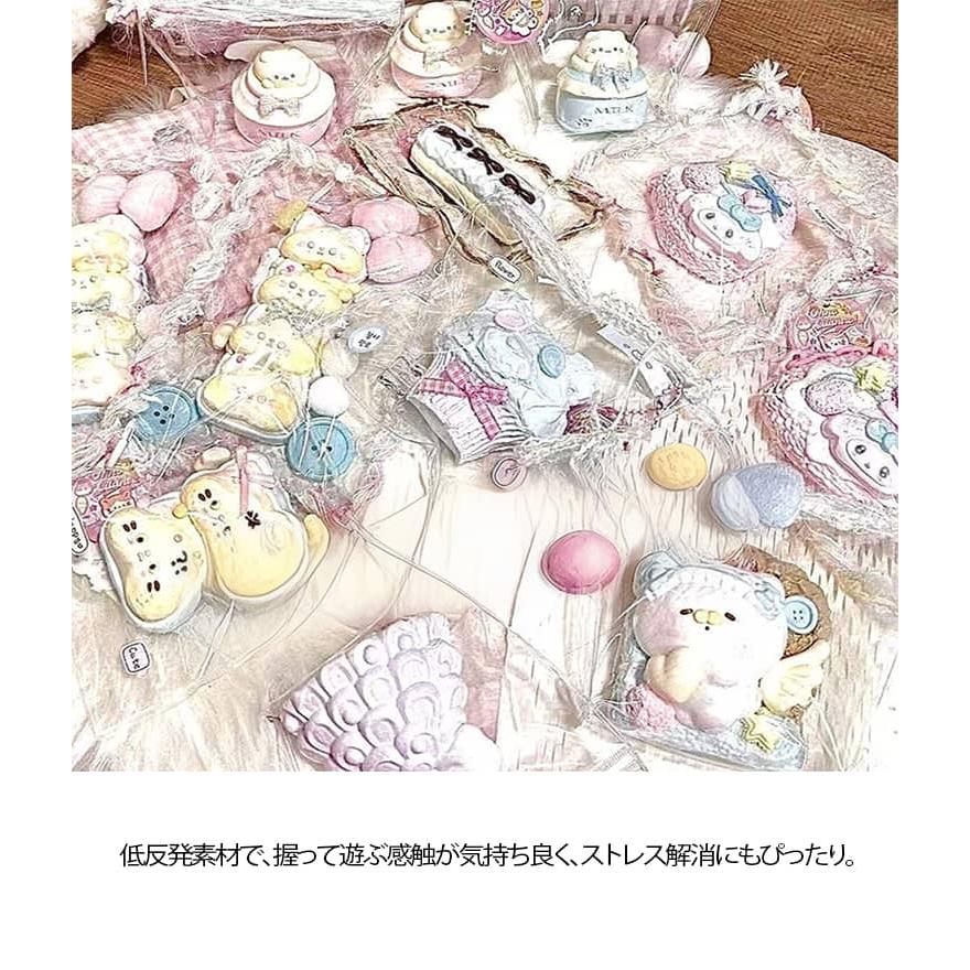 6個~7個セット スクイーズ 福袋 ブラインドボックス 大サイズ 中サイズ 肉球 ネコ ねこ ケーキ パン 低反発 おもちゃ かわいい 握る ストレス |  | 08