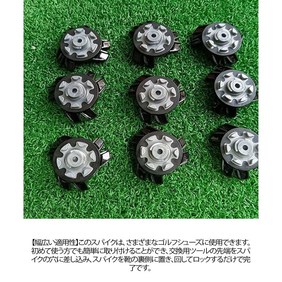 【20個入*交換ツール付き】ゴルフスパイク鋲 ソフトスパイク スパイク鋲 ゴルフシューズ スパイク 交換用 ゴルフシューズ靴鋲 滑り止め 簡単脱着 ゴ |  | 08