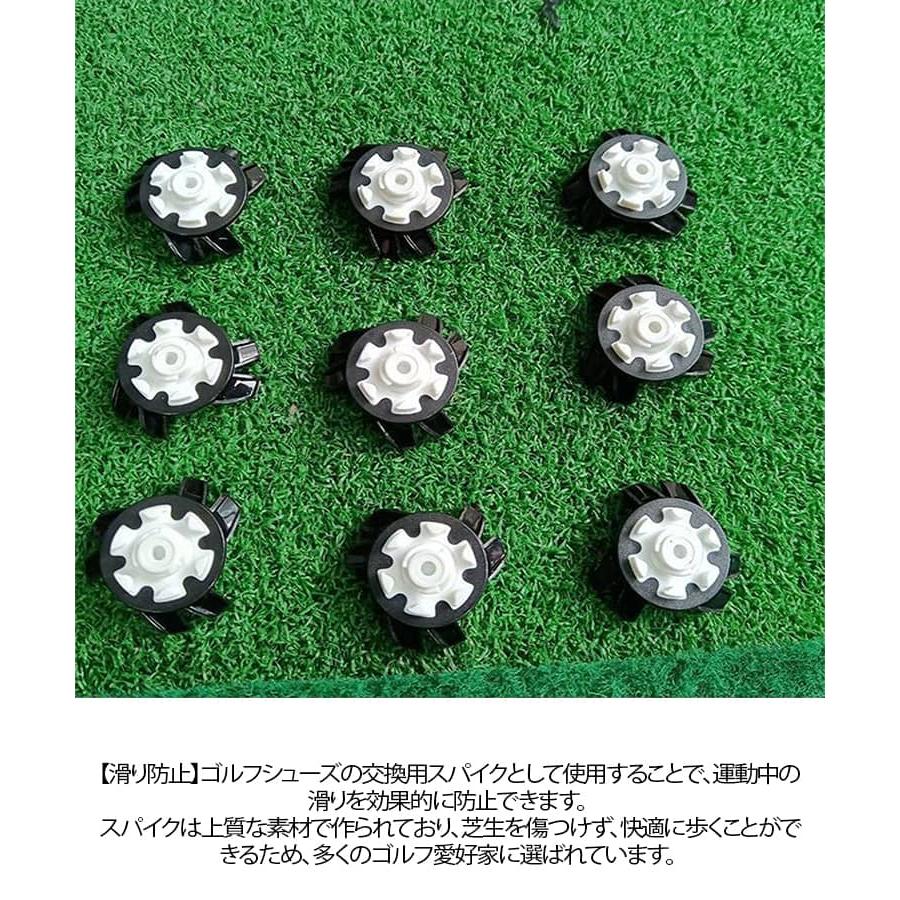【20個入*交換ツール付き】ゴルフスパイク鋲 ソフトスパイク スパイク鋲 ゴルフシューズ スパイク 交換用 ゴルフシューズ靴鋲 滑り止め 簡単脱着 ゴ |  | 09