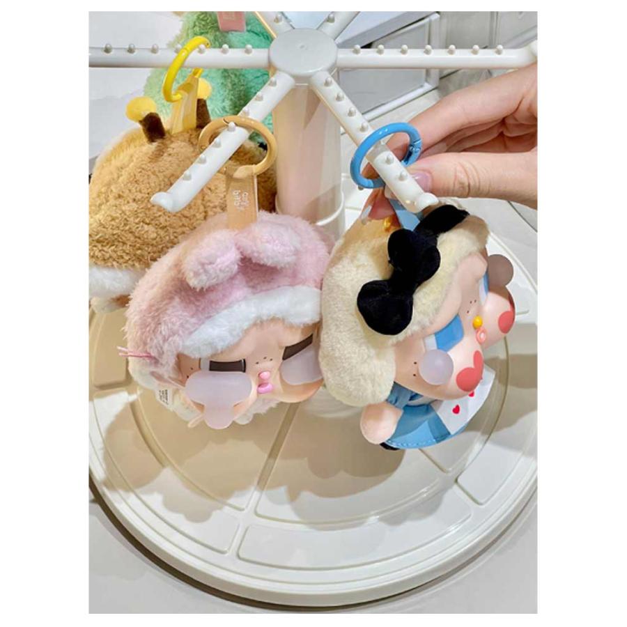 ぬいぐるみ収納ケース フィギュアケース コレクションケース 透明円柱収納 回転可能 回転式 積み重ね可能 掛けられる クリア 大容量 透明 ケース お |  | 12