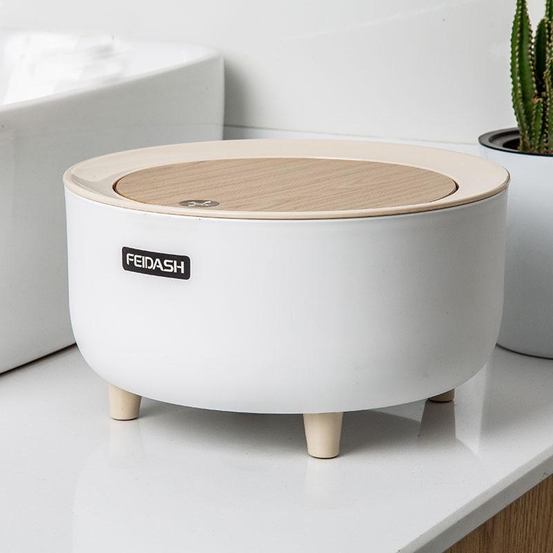 ゴミ箱 ごみ箱 ダストボックス ふた付き 蓋つき 臭わない 円型 ゴミ袋が見えない ワンタッチ 7l 7リットル 足付き リビング | ブランド登録なし | 12