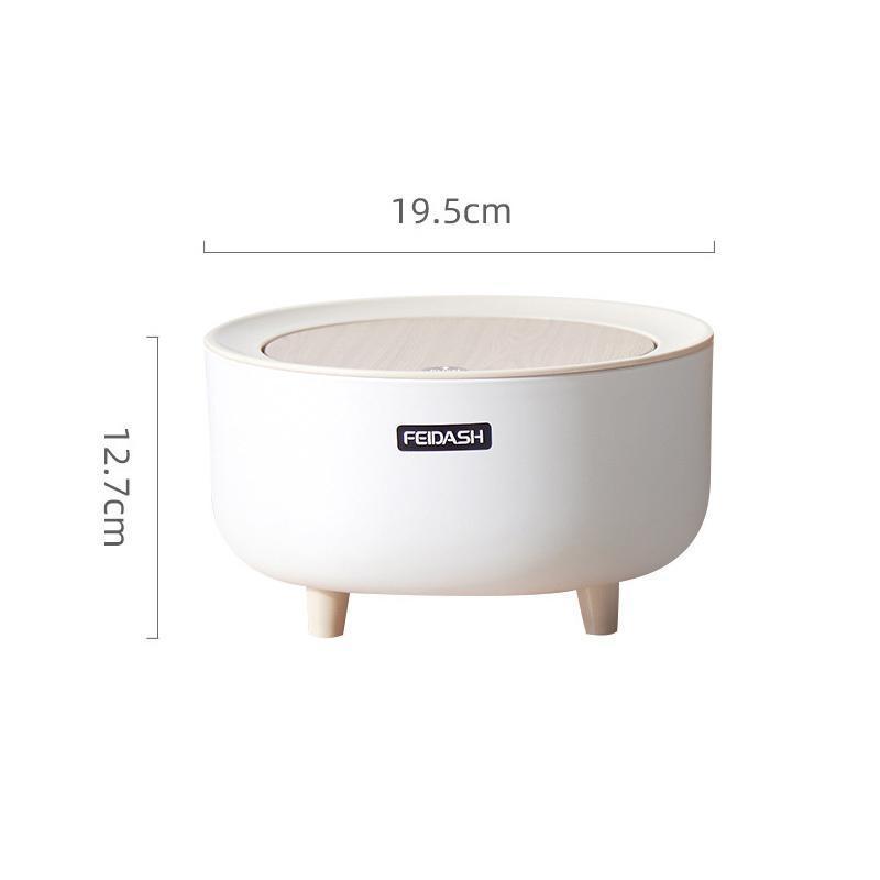ゴミ箱 ごみ箱 ダストボックス ふた付き 蓋つき 臭わない 円型 ゴミ袋が見えない ワンタッチ 7l 7リットル 足付き リビング | ブランド登録なし | 14