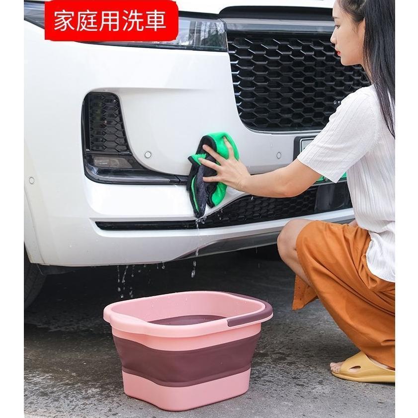 折りたたみバケツ 足湯 バケツ 洗濯桶 持ち運び 大容量 コンパクト 足洗い器 アウトドア 洗車 洗濯 掃除 便利 13L 軽量 |  | 11