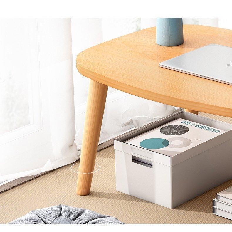 ローテーブル おしゃれ 木製 北欧 白 センターテーブル パソコンテーブル パソコンデスク ミニテーブル 茶道 畳デスク ウード コンパクトテーブル | ブランド登録なし | 06