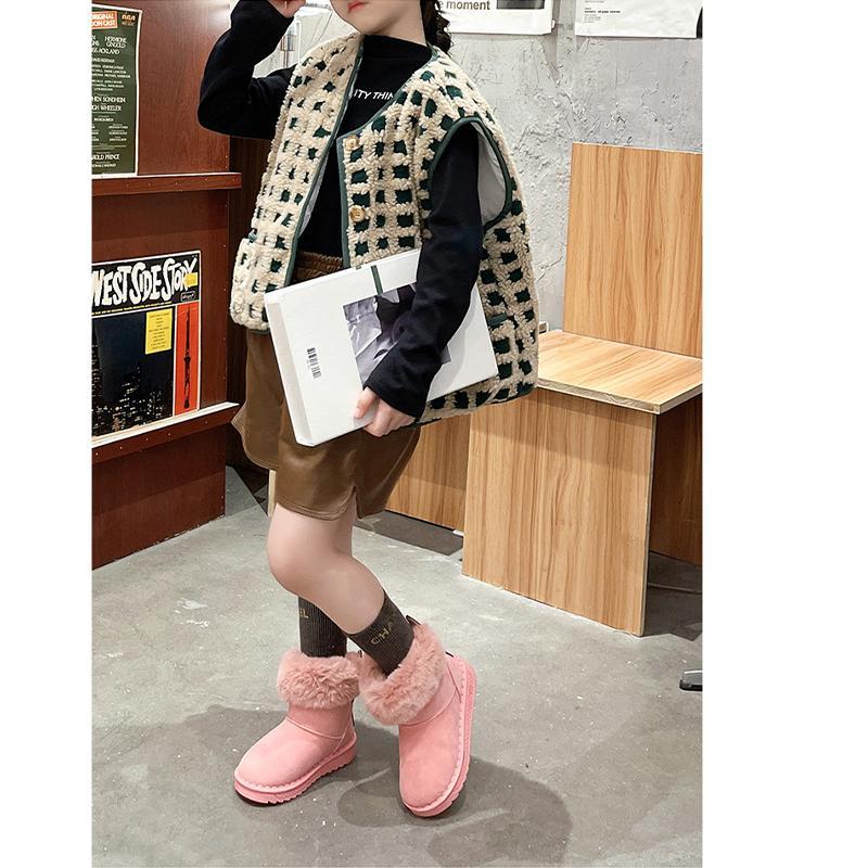 ショートブーツ キッズ 女の子 ハート 可愛い ボアブーツ 裏起毛 履きやすい カジュアル 防寒ブーツ 防風保温 | ブランド登録なし | 08
