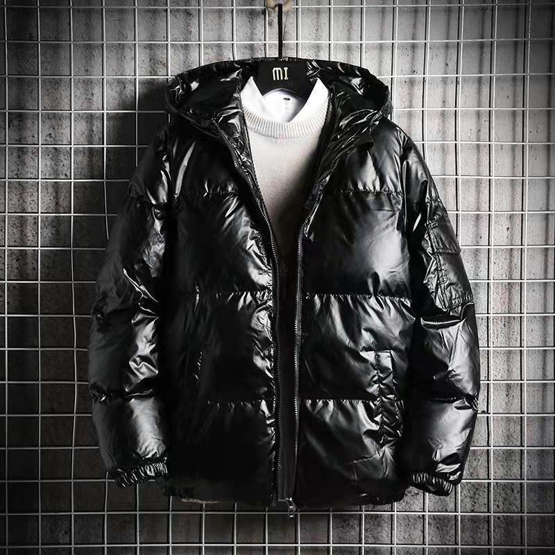 ダウンジャケット メンズ 中綿ジャケット 中綿入り フード付き 光沢感アウター 保温 秋冬 暖かい 防寒着 シンプル カジュアル アウトドア 通勤 | ブランド登録なし | 12