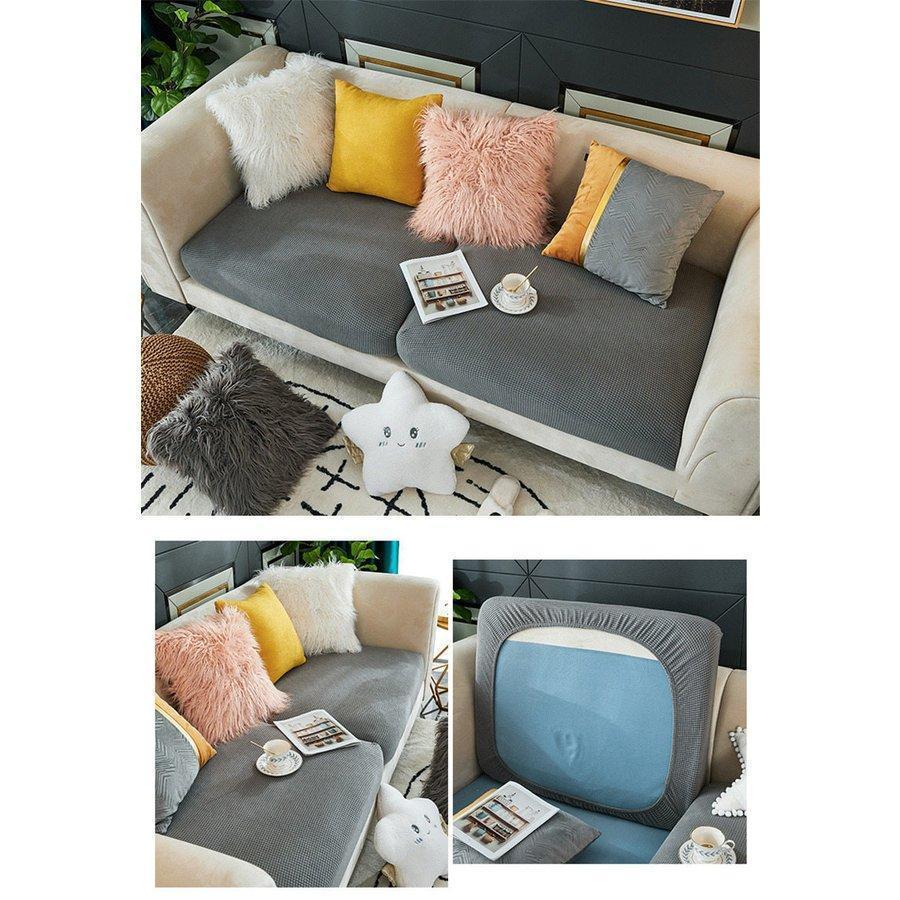 18色ソファーカバー 北欧モダン ソファー座面カバー ストレッチ ソファークッションカバー オールシーズン 耐久性 春 夏 四季適用 洗える 通気性 | ブランド登録なし | 15