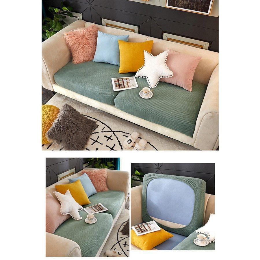 18色ソファーカバー 北欧モダン ソファー座面カバー ストレッチ ソファークッションカバー オールシーズン 耐久性 春 夏 四季適用 洗える 通気性 | ブランド登録なし | 09