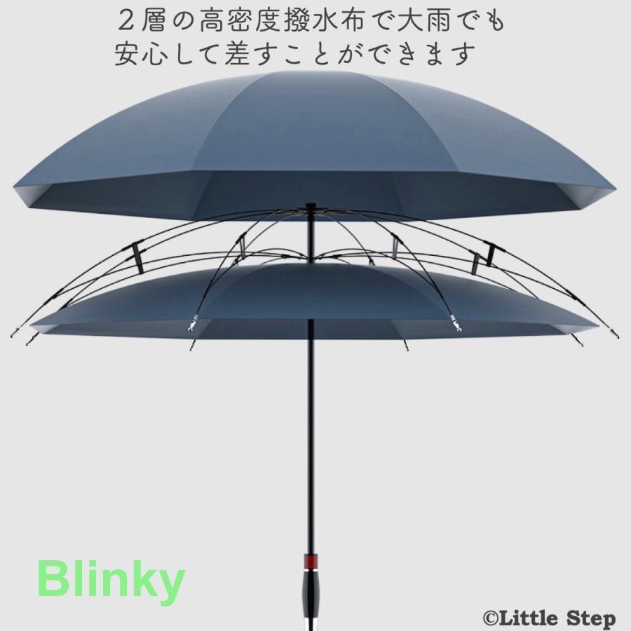 雨傘 濡らさない レディース 逆さ傘 長傘 ワンタッチ 濡れない おしゃれ 大きめ 8本骨 ドーム型 逆反りタイプ 65cm | ブランド登録なし | 08