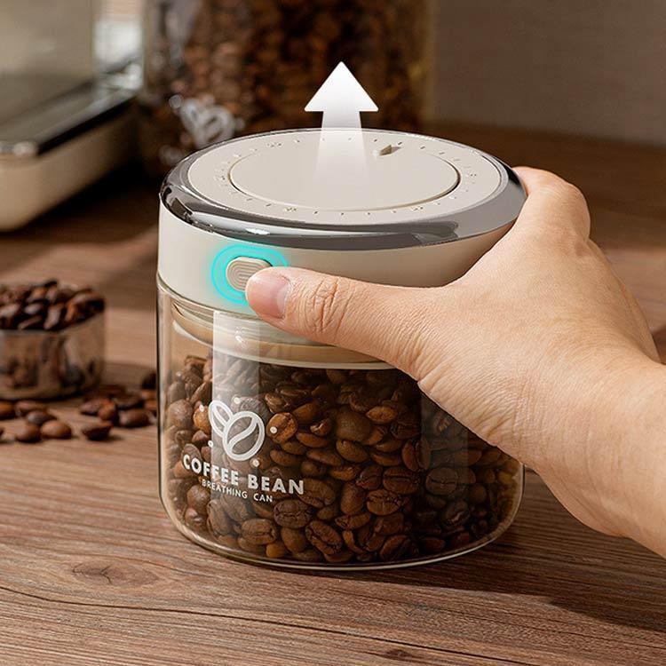 保存容器 2個セット 真空キャニスター 茶筒 500ml/1100ml/1700ml キャニスター 真空保存容器 真空容器 コーヒー 密閉容器 フード | ブランド登録なし | 02