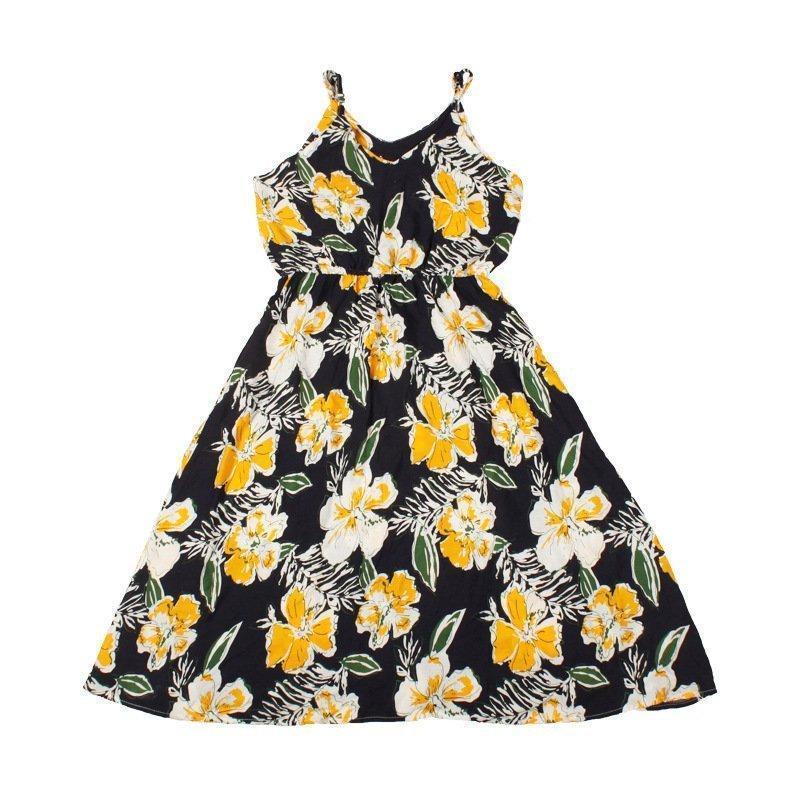 アロハシャツ メンズ キッズ 親子 リンク コーデ 親子 ペアルック 親子お揃い 母の日 親子ペア カップル服 花柄リゾートワンピース | ブランド登録なし | 12