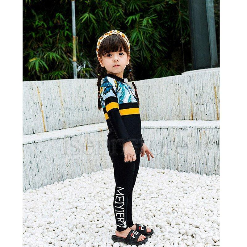 キッズ水着男の子 女の子 子供水着 ラッシュガード 長袖 セパレート 3点セット ジュニア こども服 レギンス スイムウェア 海水浴 UV対策 | ブランド登録なし | 11
