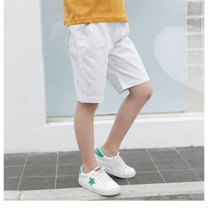 子ども ハーフパンツ ゆったり 夏 男児 半ズボン コットン 女の子 ワイドパンツ 五分丈 薄手 白 黒 ショートパンツ 女児 5分丈パンツ 男の子 | ブランド登録なし | 07
