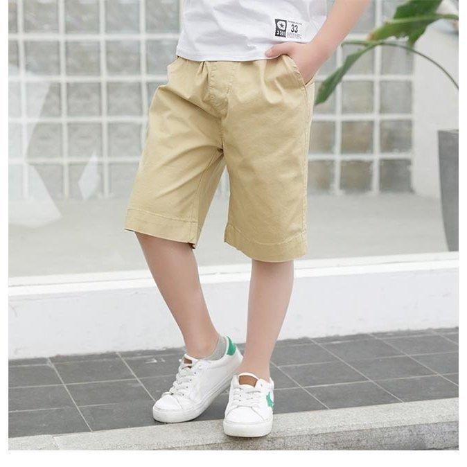 子ども ハーフパンツ ゆったり 夏 男児 半ズボン コットン 女の子 ワイドパンツ 五分丈 薄手 白 黒 ショートパンツ 女児 5分丈パンツ 男の子 | ブランド登録なし | 08
