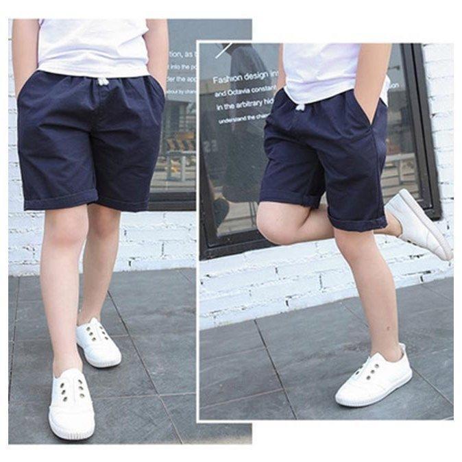 子ども ハーフパンツ ゆったり 夏 男児 半ズボン コットン 女の子 ワイドパンツ 五分丈 薄手 白 黒 ショートパンツ 女児 5分丈パンツ 男の子 | ブランド登録なし | 09