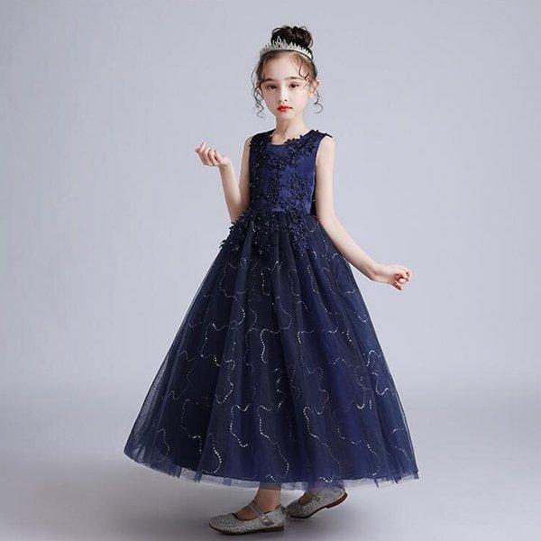 子供ドレス結婚式ワンピース子供ドレスピアノ発表会ロング白子供用ドレス発表会 | ブランド登録なし | 01
