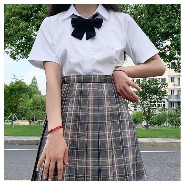 半袖 学生服 透けない 胸ポケット シャツ 女子 シャツ スクール ブラウス ワイシャツ レディース 制服 開襟 おしゃれ 中学生 高校生 | ブランド登録なし | 12