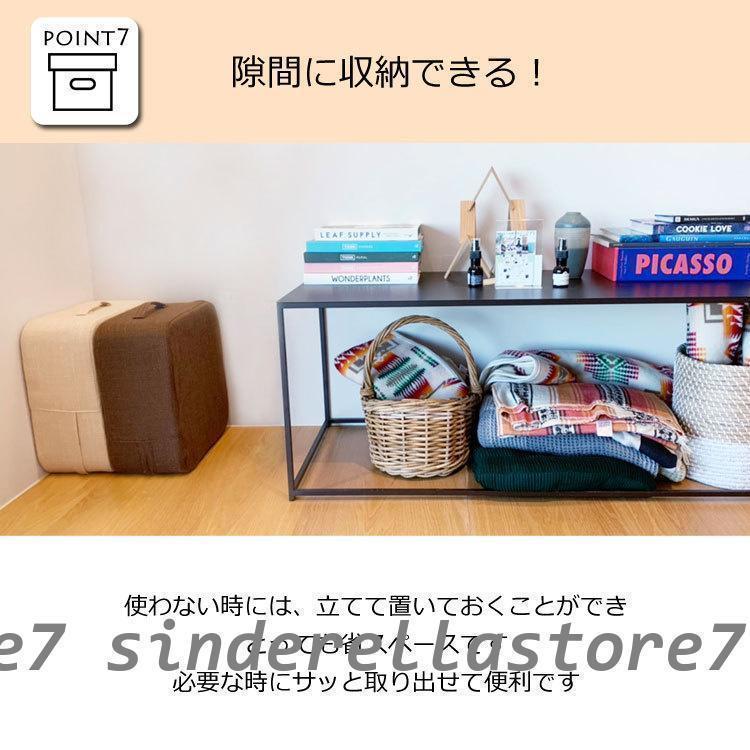 クッション 座布団 極厚 高反発 フロアクッション 硬め 座椅子 おしゃれ 持ち運び 沈まない 足置き フットレスト 分厚い | ブランド登録なし | 08