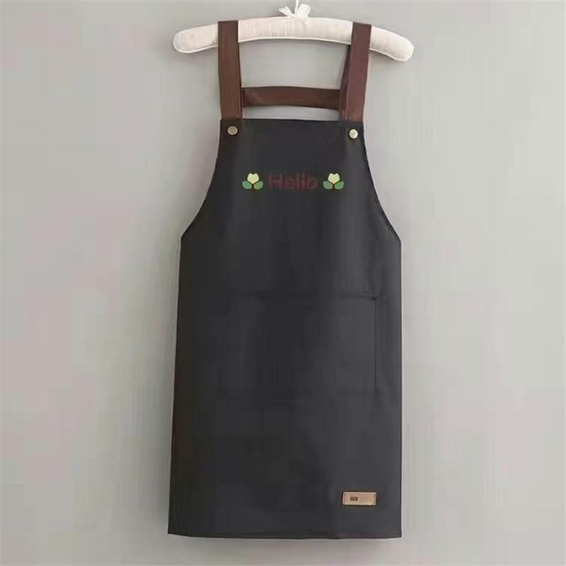 エプロン 格安 布素材 撥水 H型 可愛い シンプル 園芸活動 男女兼用 料理教室 陶芸教室 履きやすい 快適 便利 丈夫 肩掛け | ブランド登録なし | 06