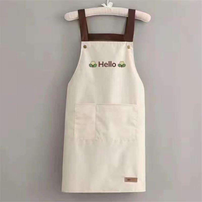 エプロン 格安 布素材 撥水 H型 可愛い シンプル 園芸活動 男女兼用 料理教室 陶芸教室 履きやすい 快適 便利 丈夫 肩掛け | ブランド登録なし | 13