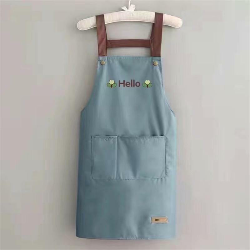エプロン 格安 布素材 撥水 H型 可愛い シンプル 園芸活動 男女兼用 料理教室 陶芸教室 履きやすい 快適 便利 丈夫 肩掛け | ブランド登録なし | 14