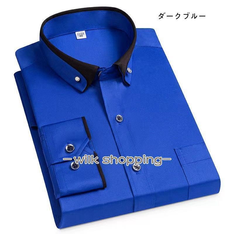 形態安定 ワイシャツ ノーアイロン カッターシャツ メンズ 大きいサイズ ドレスシャツ ビジネスシャツ 新生活 ビジネス | ブランド登録なし | 09