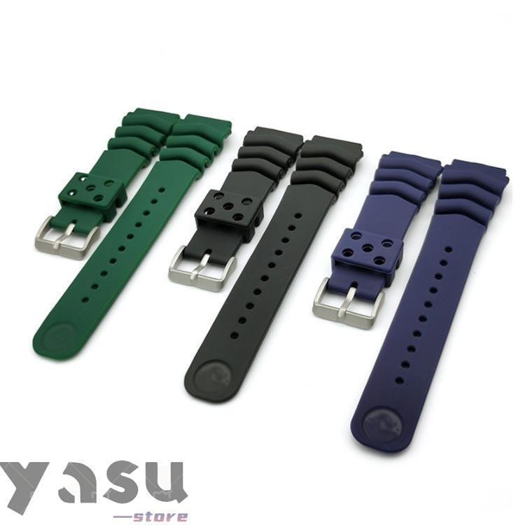 時計バンド 交換ベルト ストラップ 防水 18mm 20mm 22mm ダイバーウォッチ ベルト バンド交換 シリコンゴム ダイバーウ | ブランド登録なし | 10