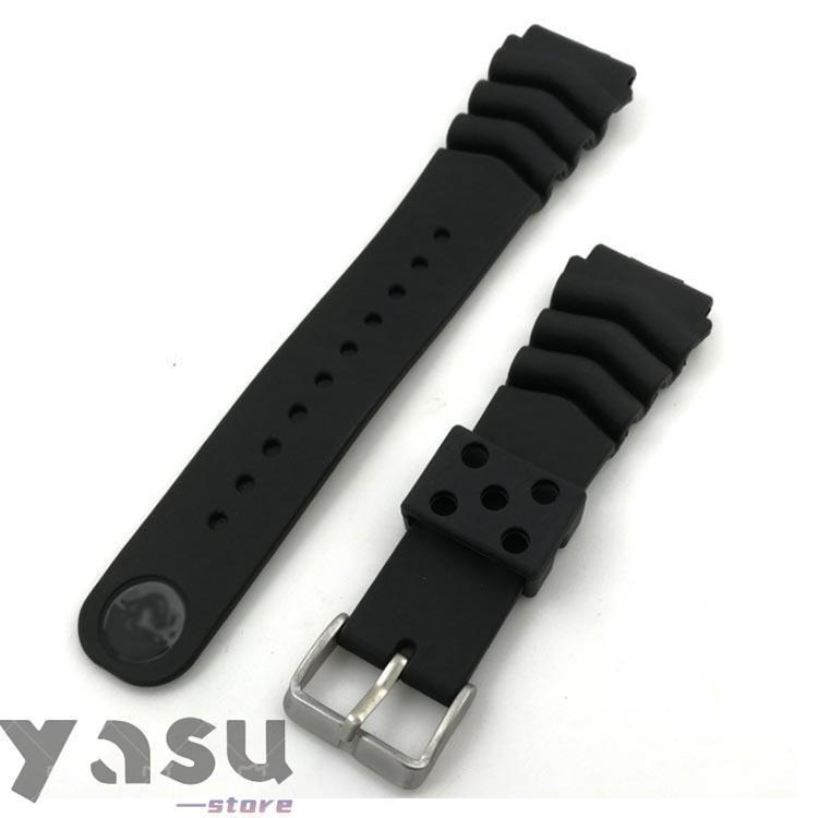 時計バンド 交換ベルト ストラップ 防水 18mm 20mm 22mm ダイバーウォッチ ベルト バンド交換 シリコンゴム ダイバーウ | ブランド登録なし | 11