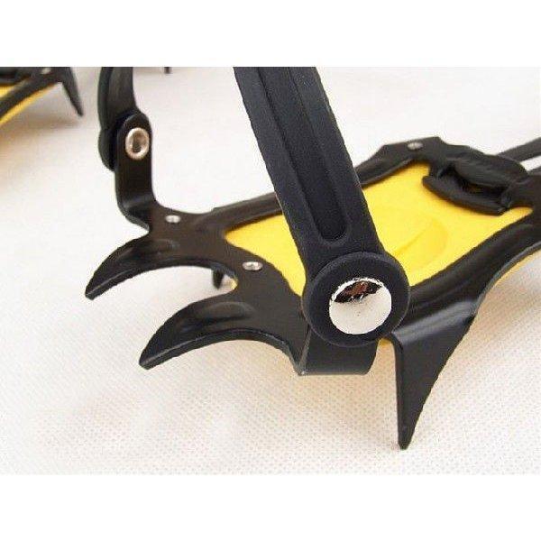 アイゼン 10本爪 バックル式 登山用品 簡易 アウトドア クライミング 軽アイゼン(19070204) | ブランド登録なし | 02
