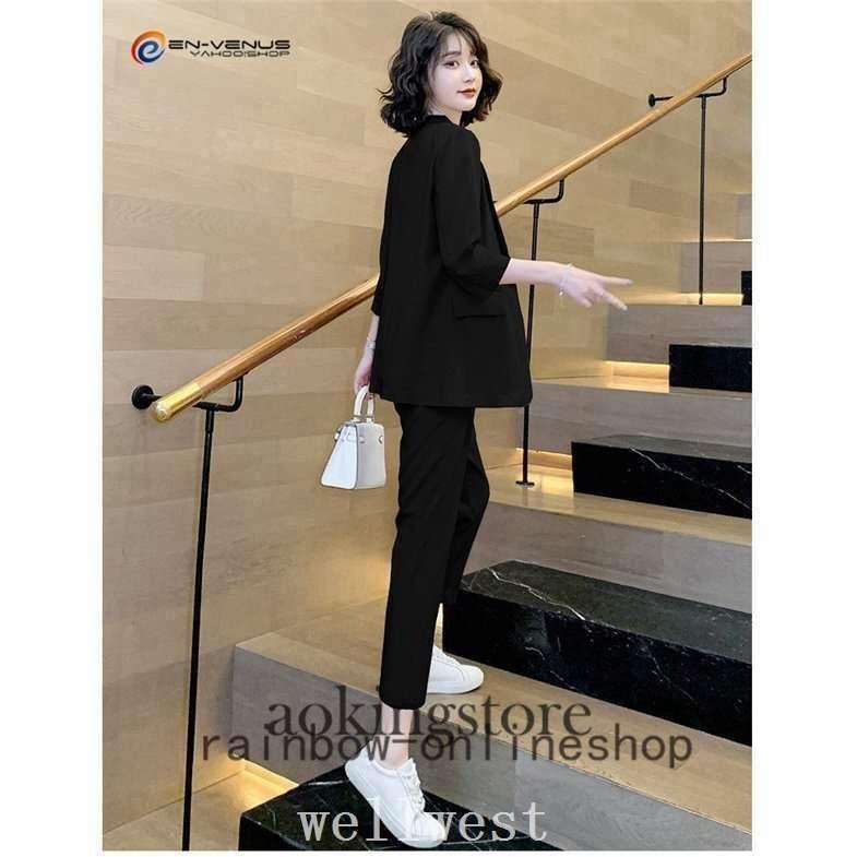 洗えるスーツレディースパンツスーツビジネススーツセットアップ春夏秋冬ビジネス通勤OL女性オフィスカジュアル結婚式30代40代50代 | ブランド登録なし | 11
