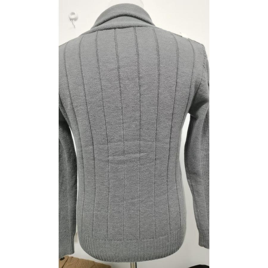 ニットカーディガン メンズ 秋冬 ニット ジャケット ケーブル編み アウター セーター 50代 40代 ファッション 秋服 | ブランド登録なし | 12