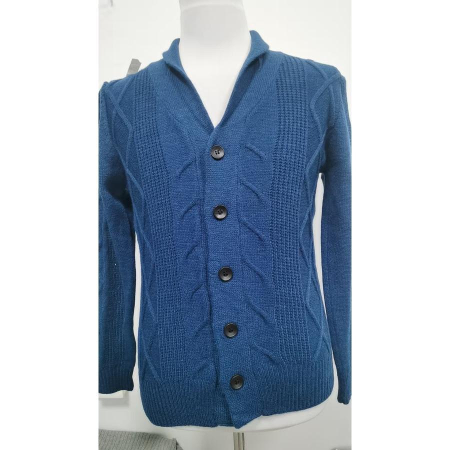 ニットカーディガン メンズ 秋冬 ニット ジャケット ケーブル編み アウター セーター 50代 40代 ファッション 秋服 | ブランド登録なし | 14