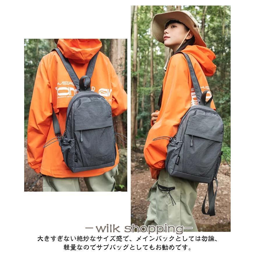 ショルダーバッグ リュック レディース メンズ ミニバッグ ミニリュック 2way 斜めかけ ボディバッグ ナイロン ミニ 小さめ バックパック 軽量 | ブランド登録なし | 11