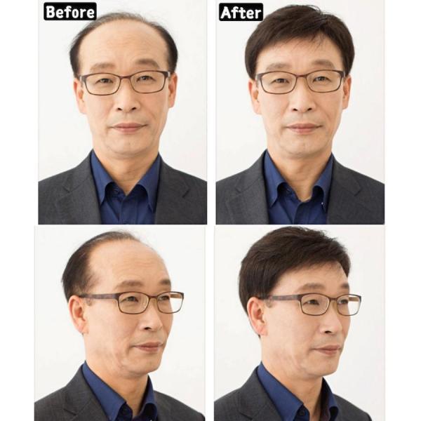 メンズウィッグ フルウィッグ かつら 男性用 メンズ ショート 脱毛症対策 人毛 カツラ つむじ 自然黒 短い 通気性 鬘 普段使い イメチェン | ブランド登録なし | 01
