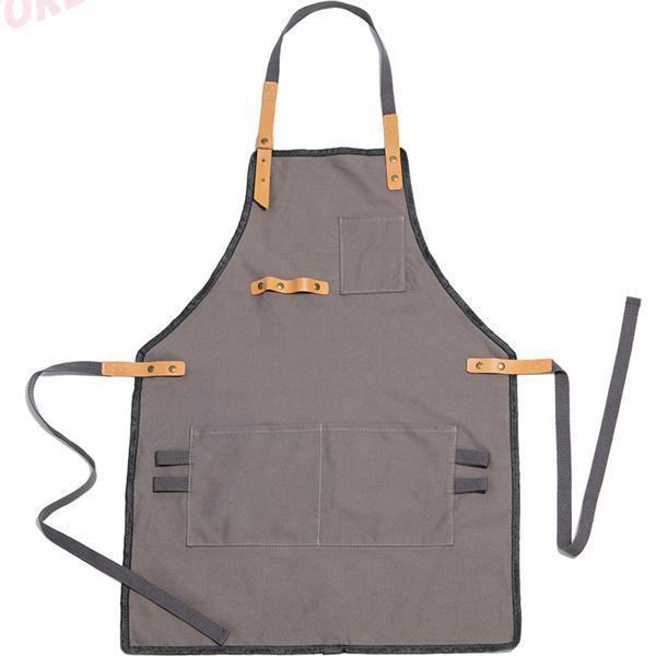 エプロン レディース キッチン ポケット付き 北欧 シンプル 女性 メンズ 業務用 飲食店 前掛け 保育士 カフェ 衛生 清潔 | ブランド登録なし | 16
