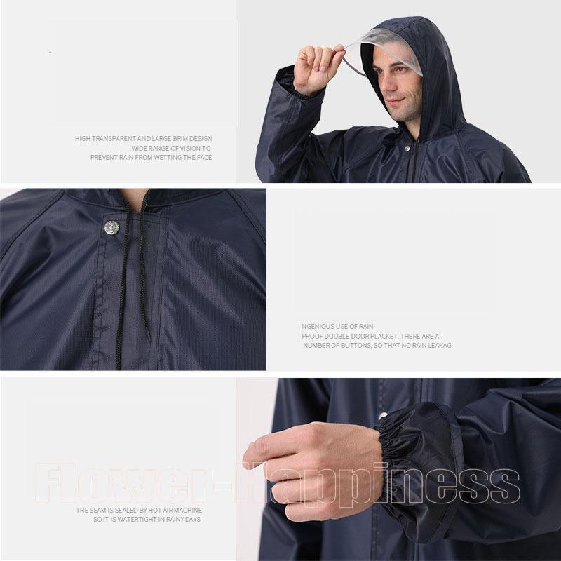 レインスーツ レインコート 上下セット レインウェア メンズ レディース 防水 撥水 透湿 雨カッパ 雨具 原付用 自転車 アウトドア 作業用 釣り | ブランド登録なし | 10