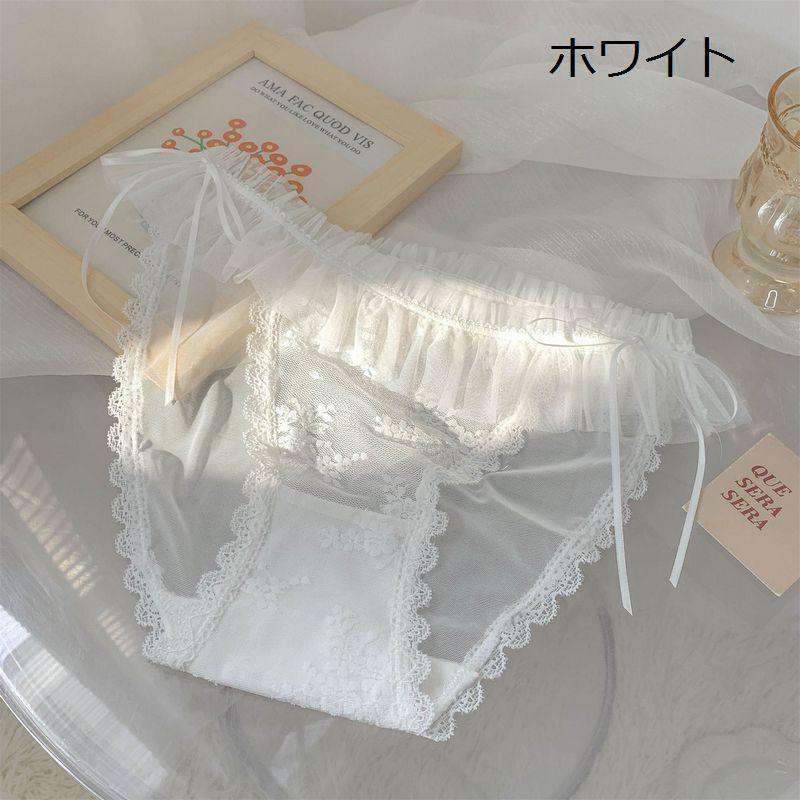 ふんどしショーツ ショーツ 下着 インナー レディース 女性 単品 ふんどし型 パンツ パンティ 通気性 透け感 シースルー レース リボン 綺麗 |  | 15