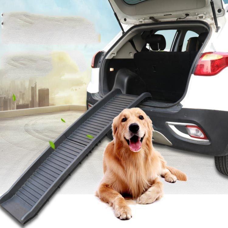 ペットステップ スライド式 ペットスロープ 犬用スロープ 折りたたみ式 車への乗降 高低差のある場所で活躍 踏み台 ペット用階段 | ブランド登録なし | 01