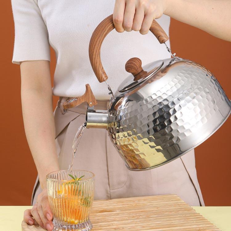 ケトル ステンレス 笛吹きケトル 2L 3L 4L やかん 笛吹ケトル 音が鳴る キッチン雑貨 湯沸かし ガス火対応 IH対応 大容量 ケトル | ブランド登録なし | 02