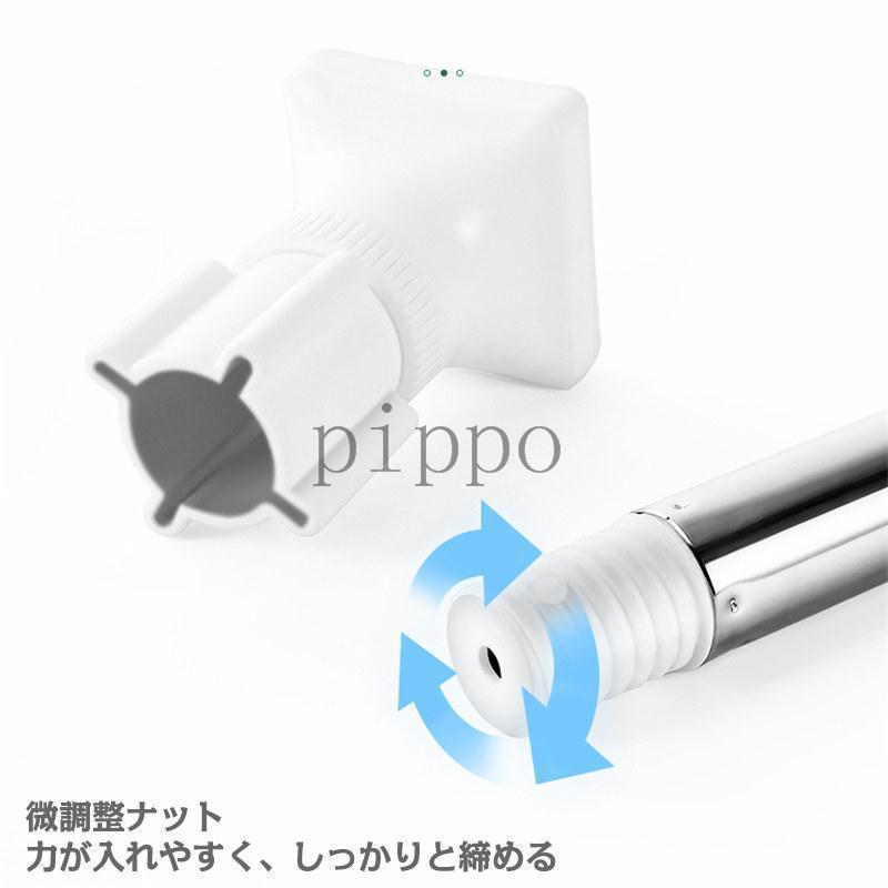 突っ張り棒 強力 伸縮棒 つっぱり 極太強力 耐重 便利 使用簡単 ステンレス 物干し 服 収納 キッチン 洗面台 脱衣所 玄関 間仕切り 収納棒 | ブランド登録なし | 04