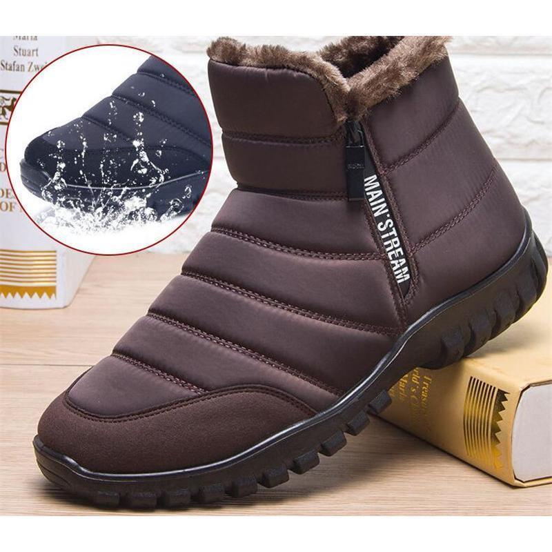 スノーブーツ メンズ ムートンブーツ レディース 裏ボア 雪靴 ショートブーツ スノーシューズ 冬 クッション 滑り止め 無地 防寒 撥水 裏フリース | ブランド登録なし | 06